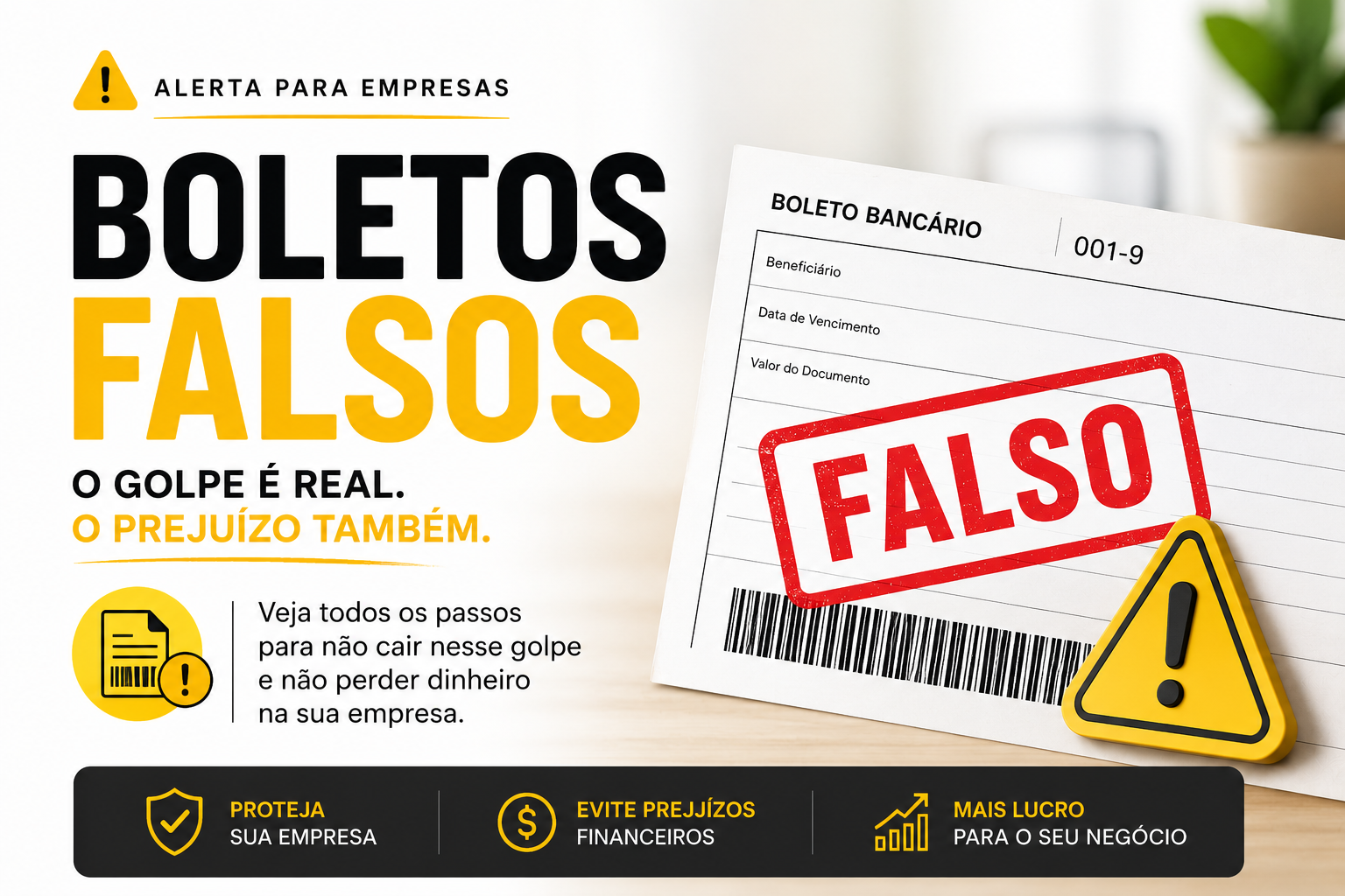 Como se proteger do novo golpe do boleto falso.